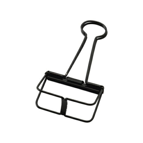 ベロス チョウトクダイワイヤーＷクリップ WDC-00BK　4976512000172（10セット）