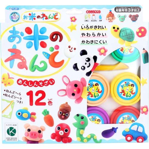 銀鳥産業　お米のねんど１２ショクセット 462-3024973107881031（10セット）