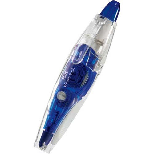 プラス 修正テープ ホワイパー ラッシュ 5mm ブルー 43-442（10セット）