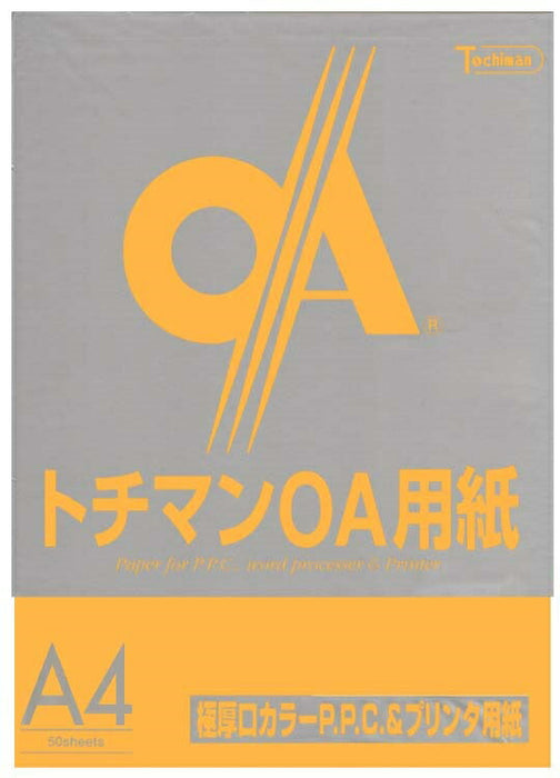 SAKAEテクニカルペーパー 極厚口カラーPPC A4 十千万 LPP-A4-O ＳＡＫＡＥテクニカル LPP-A4-O　4909171564051（10セット）