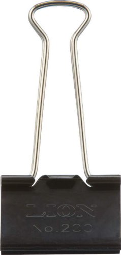 ライオン事務器 バインダークリップ 特大 No.200 10個（10セット）