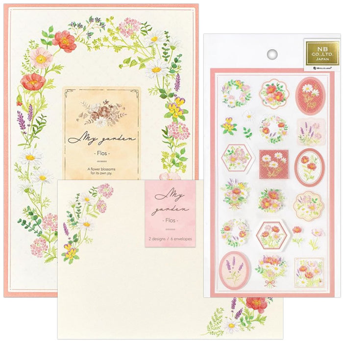 エヌビー 便箋フロス 5250403 4905260718695（5セット）