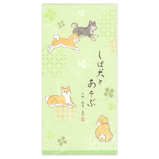 エヌビー 一筆箋優ふみしば犬 5357102　4905260720872（5セット）