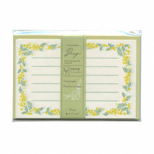 エヌビー ミニレターベルクミモザ 5382302　4905260721435（5セット）