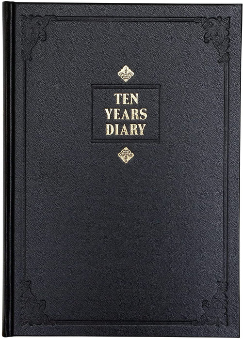アピカ 日記帳 10年日記 横書き B5 日付け表示あり D305（10セット）
