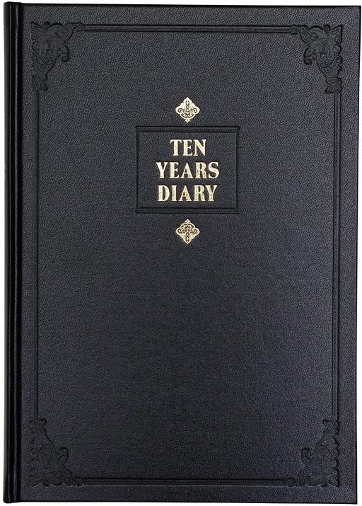 アピカ 日記帳 10年日記 横書き B5 日付け表示あり D305（10セット）