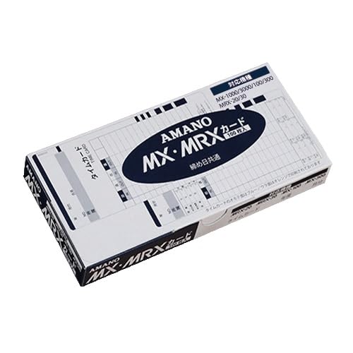 アマノ タイムカードエコマークなし MX/MRXｶ-ﾄﾞ　4946267100618（10セット）