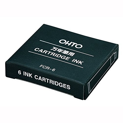 オート カートリッジ 万年筆カートリッジ 黒 FCR-6クロ（10セット）