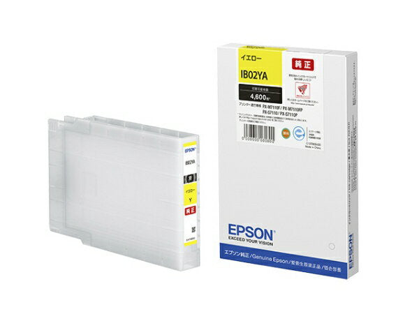 ＥＰＳＯＮ インクカートリッジイエロー標準サイ IB02YA　4988617320895