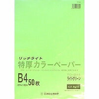 オストリッチ トクアツカラーＢ４ライトグリン５０マイＰ TC-B44（10セット）