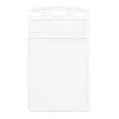 オープン 名札用ケース ソフトタテ名刺 NX-109（10セット）