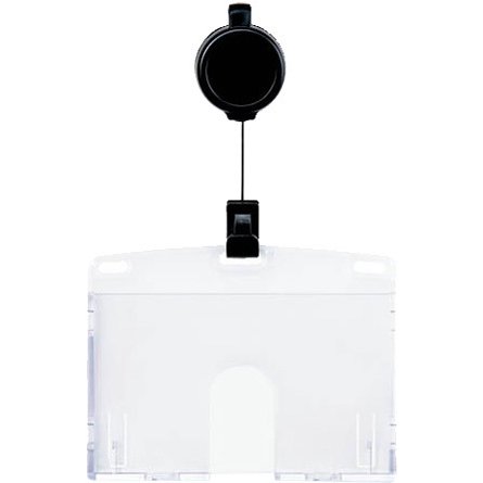 オープン工業 Open NT-1P [タッグ名札 リール式 ハードIDカード ヨコ名刺 1枚] 4970115560330（10セット）