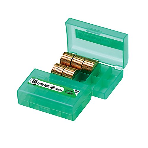 オープン コインケース（100枚収納）10円硬貨用 M-10W（10セット）