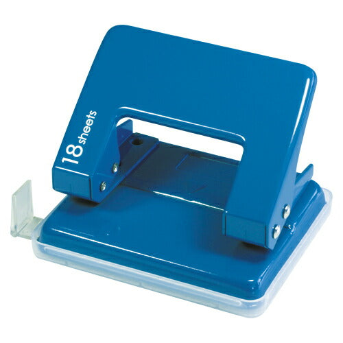 カール事務器 2穴パンチ ブルー CPN-18-B カール CPN-18-B　4971760142070（10セット）