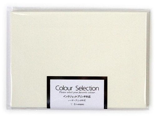 うずまき カラーセレクション封筒薄クリーム ヨ－０２５（10セット）