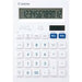 キヤノン12桁大型卓上電卓 HS-1201T 抗菌仕様 フラットデザイン（10セット）