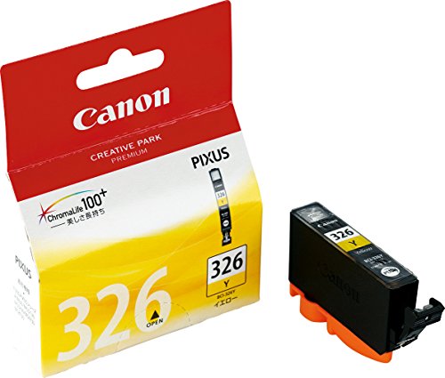Canon キヤノン 純正 インクカートリッジ BCI-326 イエロー BCI-326Y（10セット）