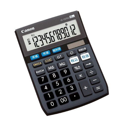 Canon 12桁電卓 LS-122TSG SOB グリーン購入法適合 商売計算機能付（10セット）