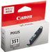 Canon キヤノン 純正 インクカートリッジ BCI-351 グレー BCI-351GY（10セット）