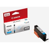 Canon キヤノン 純正 インクカートリッジ BCI-371 シアン BCI-371C（10セット）