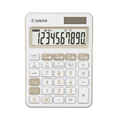 キヤノン CANON LS-105WUC-IV SOB [ポケットサイズ電卓]（10セット）