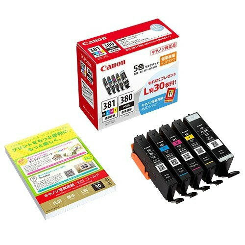 キヤノン 純正インクタンク BCI-381+380/5MP(1コ入)（10セット）