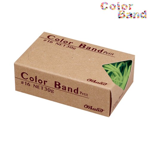 共和 オーバンド 輪ゴム カラーバンド プチ 30g ライトグリーン GGC-030-LG（10セット）