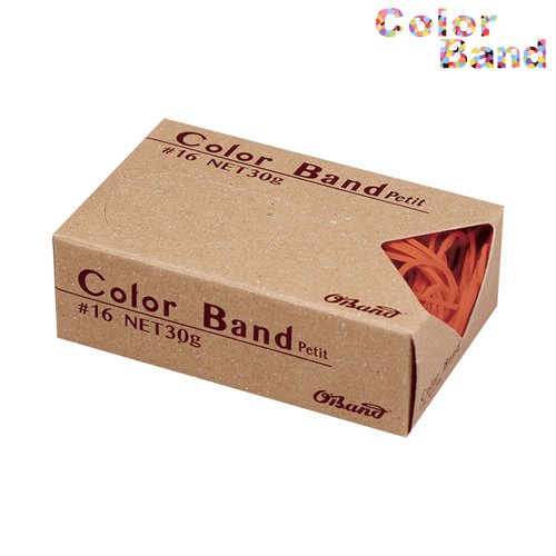 共和 オーバンド 輪ゴム カラーバンド プチ 30g オレンジ GGC-030-OR（10セット）