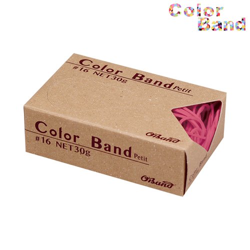 共和 オーバンド 輪ゴム カラーバンド プチ 30g ピンク GGC-030-PK（10セット）