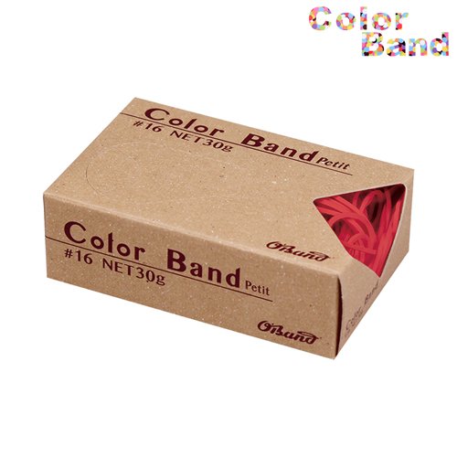 共和 オーバンド 輪ゴム カラーバンド プチ 30g レッド GGC-030-RD（10セット）