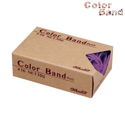 共和 オーバンド 輪ゴム カラーバンド プチ 30g バイオレット GGC-030-VT（10セット）