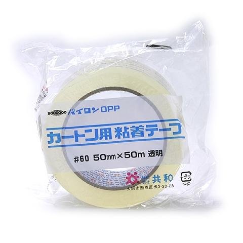 共和 KYOWA クリスタル OPPカートンテープ #60 50×50（10セット）
