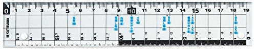 クツワ HiLiNE サイズカッター定規 19cm KB015（10セット）