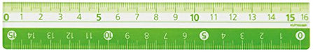 クツワ STAD カラー定規 16cm KB027GR グリーン（10セット）