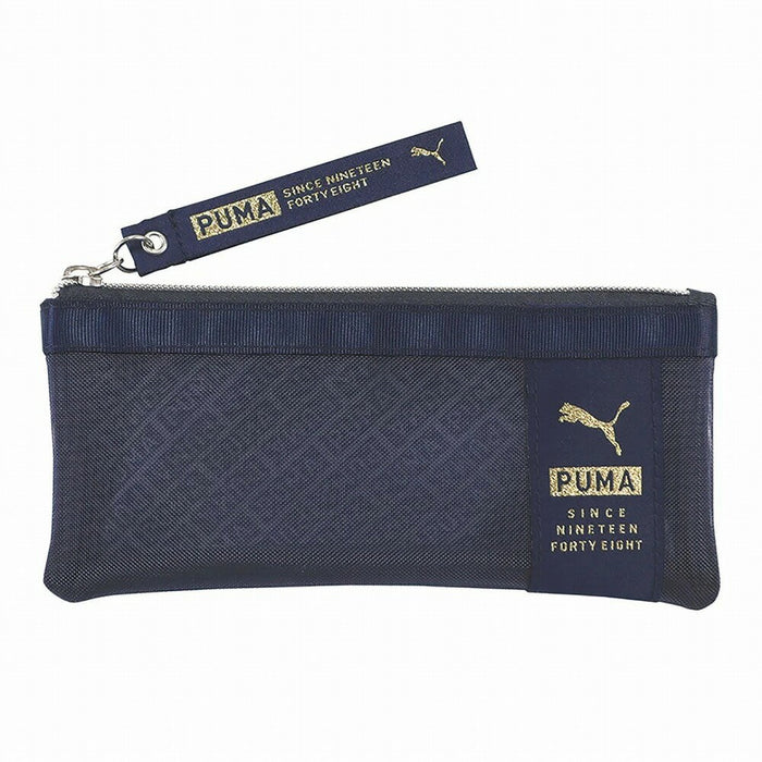 クツワ シースルーメッシュペンケース（ネイビー） PM411NB　4901478187643（3セット）