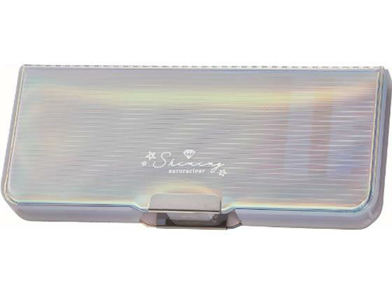 Прозрачный пенал Kutsuwa Aurora (белый) CH210WH 4901478187292 (10 комплектов)