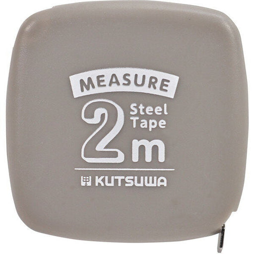 クツワ 超薄型メジャー２Ｍグレー MJ005GY　4901478186288（10セット）