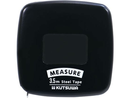 クツワ 超薄型メジャー３．５Ｍブラック MJ006BK　4901478186295
