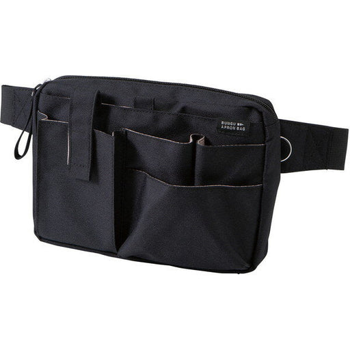 クツワ 文具エプロンバッグマチ付 BE020BK　4901478190452（10セット）