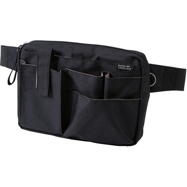 クツワ 文具エプロンバッグマチ付 BE020BK　4901478190452（10セット）