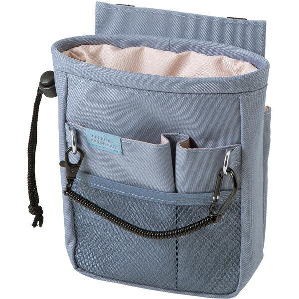 クツワ 文具エプロンバッグ巾着 BE024BL　4901478190636（10セット）