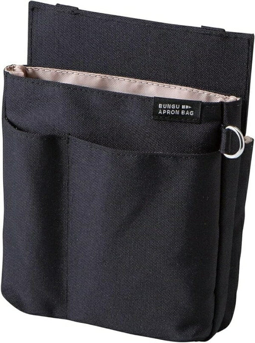 クツワ 文具エプロンバッグ薄マチ BE025BK　4901478190650（10セット）