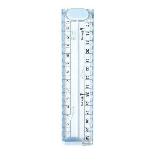 クツワ ぴったりに切れる定規 XS06BL　4901478190247（10セット）