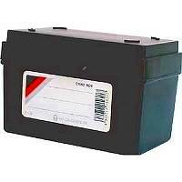 カードボックス 【黒】 5×3 蓋付 CB-5332PE-BK（10セット）