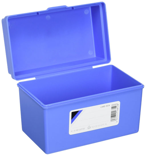 コレクト カードＢＯＸ　青 CB-6432PE-BL（10セット）