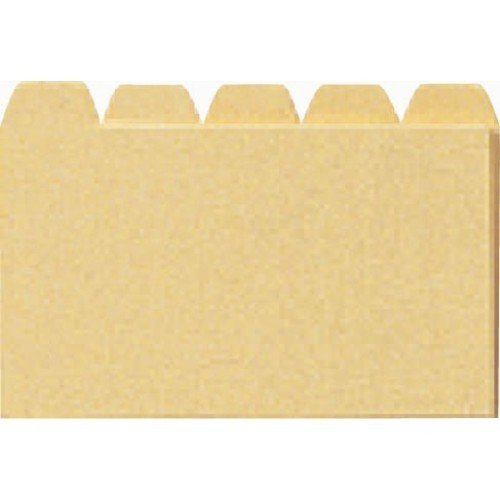 コレクト 名刺分類カード K55クリーム 5ッ山（10セット）