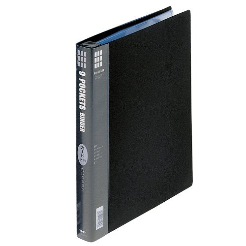 コレクト 3ポケットバインダーブラック（厚型） S-343-BK（10セット）