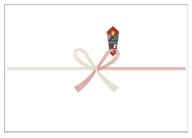 ササガワ タカ印 OA対応のし紙（熨斗紙） 本中（切手）判 祝 京 2-207　500枚 4974268216304（10セット）