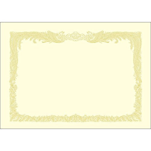 タカ印 OA賞状用紙 10-1167 縦書き クリーム A4 100枚（10セット）