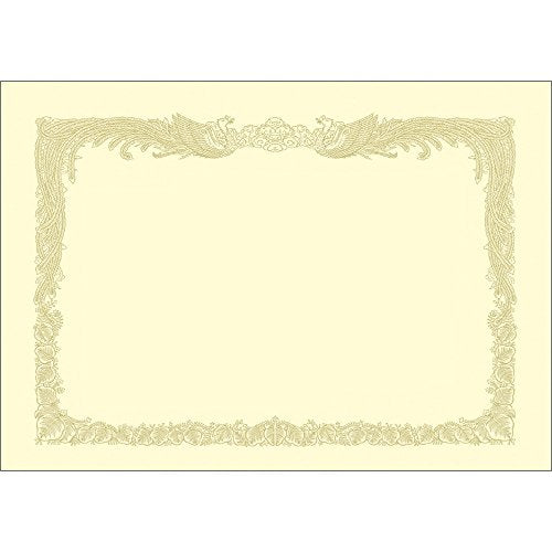 タカ印 OA賞状用紙 10-1177 縦書き クリーム ケント紙 B4 100枚入（10セット）